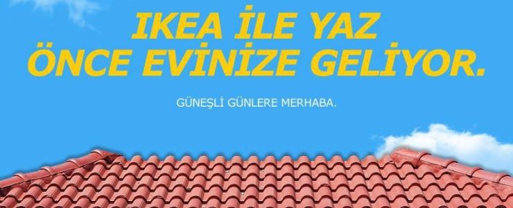 IKEA ile yaz önce Facebook sayfasına geldi