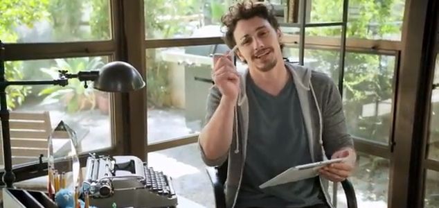 James Franco Samsung Galaxy Note 10.1’in yeni yüzü oldu