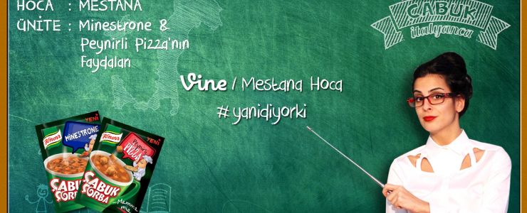 Knorr, Mestane Hoca ile İtalyanca öğretiyor