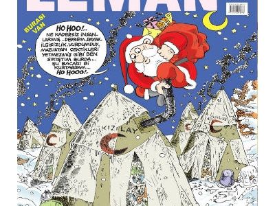 Leman Dergisi'nden Van'a destek...
