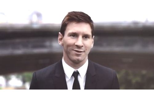 Lionel Messi Samsung reklamında