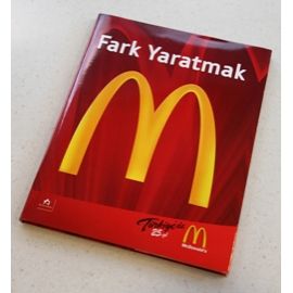 Mc Donald's 25. yıl adına "Fark Yaratmak" kitabını çıkardı... 