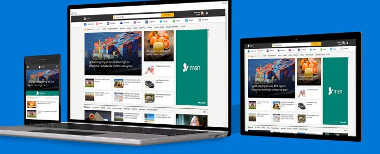 Microsoft MSN yenilenen yüzüyle yayında