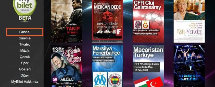MyBilet etkinlikleri Digiturk IQ’da