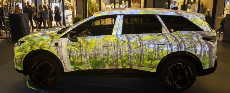 PEUGEOT E-5008,  SANAT ESERİNE DÖNÜŞTÜ