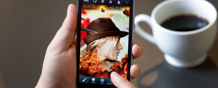 Photoshop'un gücü mobil telefonlarda 