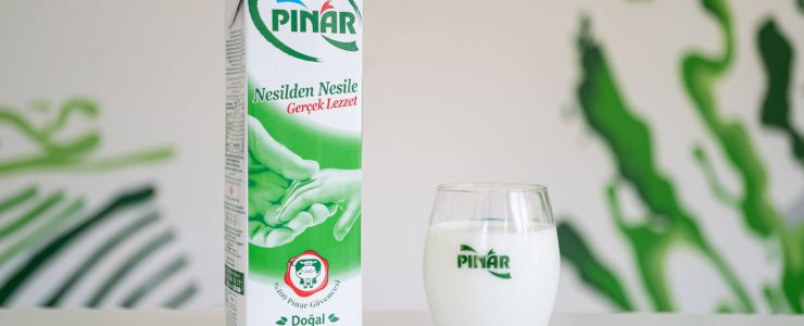 Pınar Süt yeni nesil ambalajında