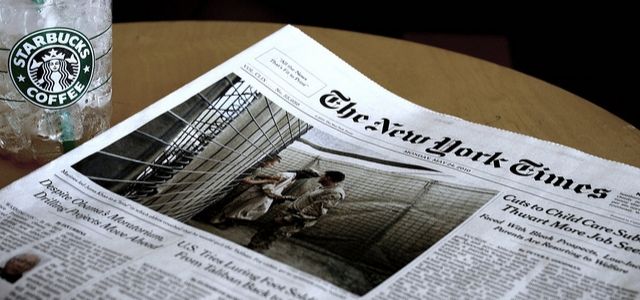 Starbucks ve New York Times'tan işbirliği 