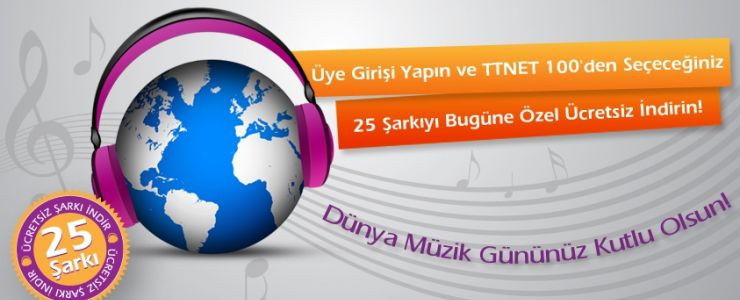 TTNET Müzik Dünya Müzik Günü'nü kutluyor