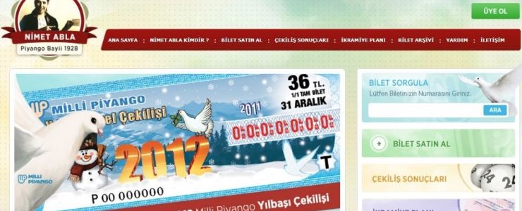 Talih kuşu internete kondu 