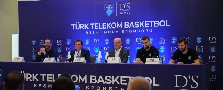 Türk Telekom Basketbol Takımı'nın sponsoru D’S damat