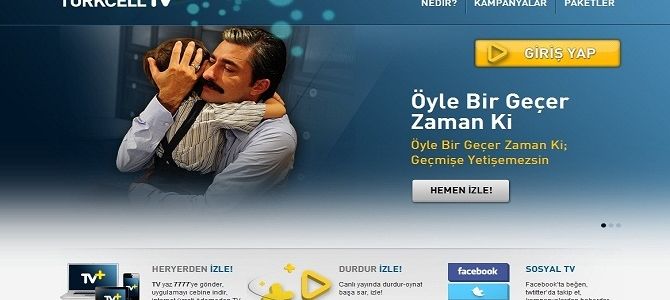 Turkcell'den yeni online televizyon Turkcell TV Plus