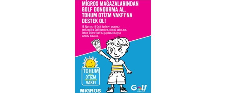 Golf Dondurma’dan otizmli çocukların eğitimine katkı