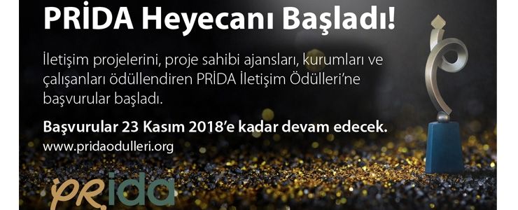 PRİDA İletişim Ödülleri’ne başvurular başladı