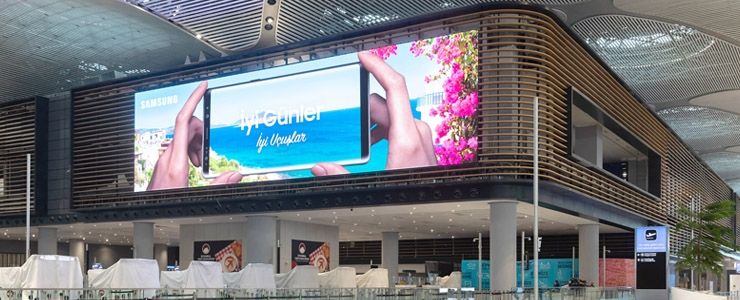 Samsung Electronics, LED bilgi tabelasını İstanbul Havalimanı’na kuruyor 