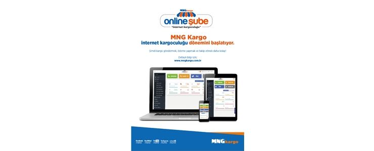 MNG Kargo, internet kargoculuğu dönemini “Online Şube” ile başlatıyor 