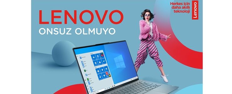 Lenovo yeni imaj kampanyasında genç, dinamik ve eğlenceli 