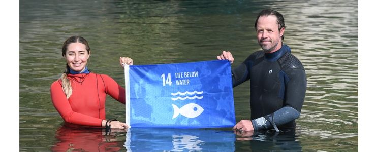 UNDP ‘Sıfır Atık’ Projesi kapsamında Şahika Ercümen ile dalış gerçekleştirdi