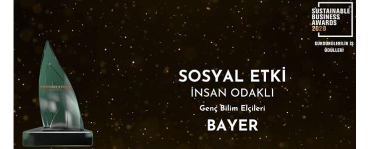  Bayer Genç Bilim Elçileri Projesine “Sosyal Etki” Ödülü! 