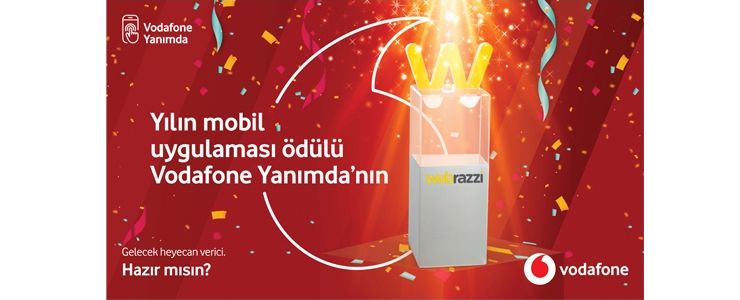 Yılın mobil uygulaması ödülü Vodafone Yanımda'nın