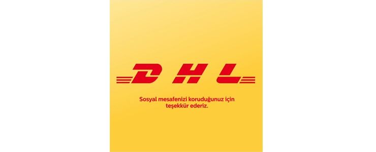 DHL Express sosyal mesafeye dikkat çekmek için logosunu ayırdı 