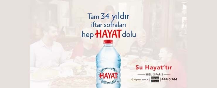 Hayat Su Ramazan Ayına Özel Hazırladığı Reklam Filmiyle Ekranlarda