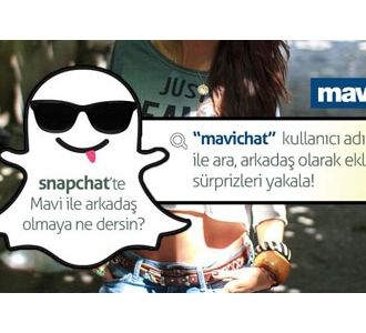 Mavi'den Snapchat uygulaması!