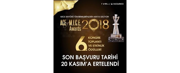 ACE of M.I.C.E. Ödülleri 20 Kasım'da