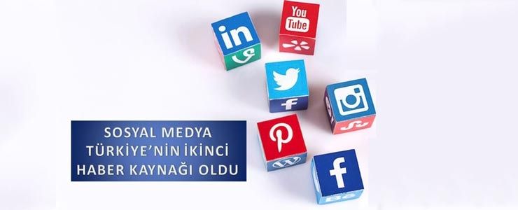 Sosyal Medya Türkiye'nin İkinci Haber Kaynağı