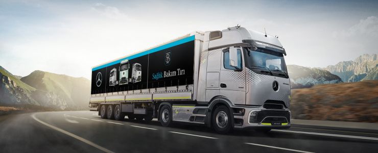 Mercedes-Benz Türk’ün Sağlık Bakım Tırı'na 4 ödül